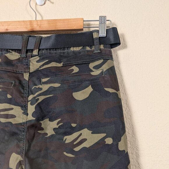 VIP Camo Jogger Pants Tactical Cargo Belted Gorpcore Womens 5/27 - Picture 7 of 10